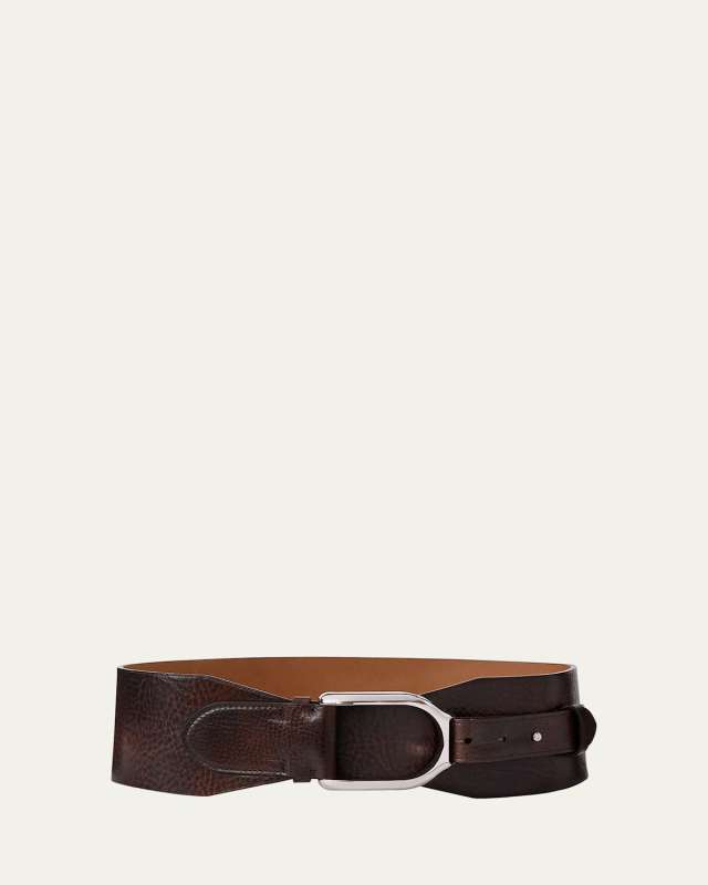 Distressed Welington Turnback Waist Belt